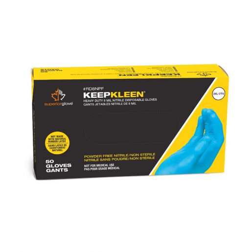 RD8NPF Superior Glove® KeepKleen® 8-mil Nitrile Gloves